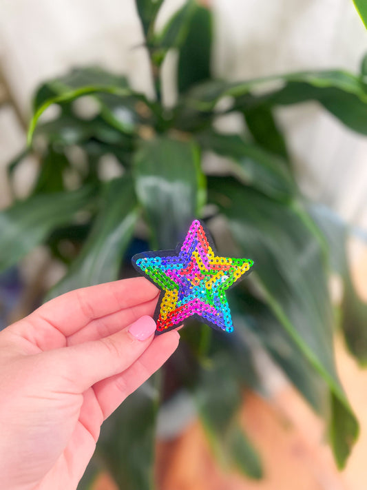 Patch- Small Sequin Star