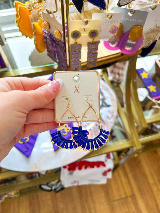 Big Blue Spirit Earrings