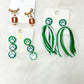 Sequin Fringe Game Day Earrings