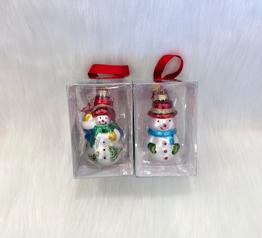 Snowman Medallion Collection Ornament