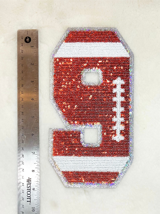 Patch- Football Number 9