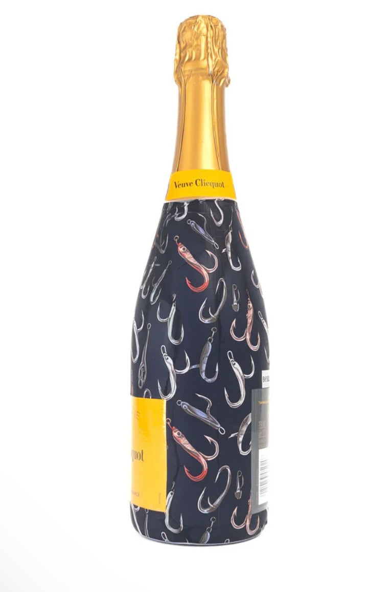 Beau Bottle Fishing Hooks- Made For Veuve Champagne Bottle Wrap