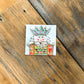 4x4 Sir Tinsel Teal Nutcracker Coaster