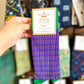 Men's Mardi Gras Polka Dot Socks-Purple