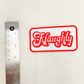 Patch- Mini Naughty
