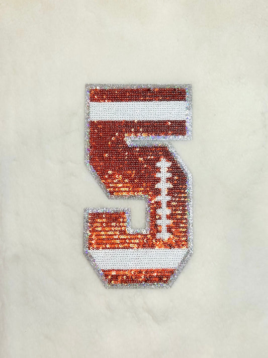 Patch- Football Number 5