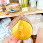 Our Lady of Grace Holy Water Container-Taupe Lace