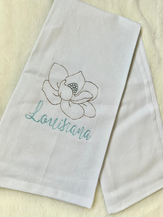 Steel Magnolia Towel Love Holly B