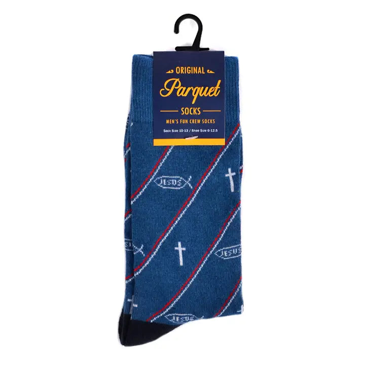 Men's Jesus Fish Novelty Socks