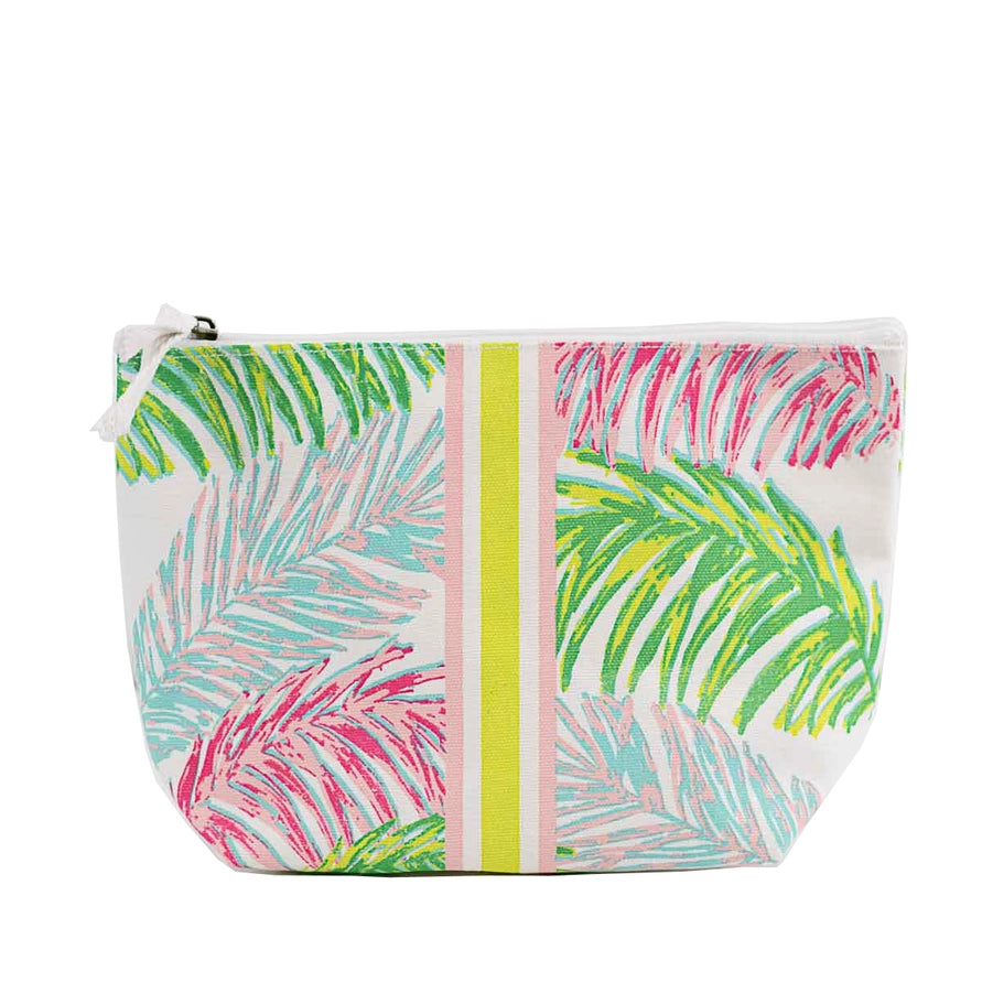 Veracruz Cosmetic Bag White/Pink/Lime