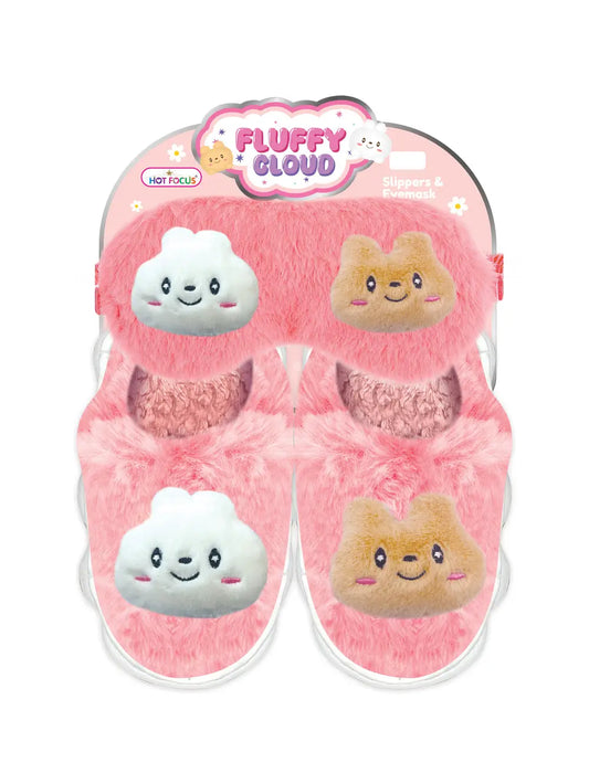 Fluffy Cloud-Medium Slippers, Clitters