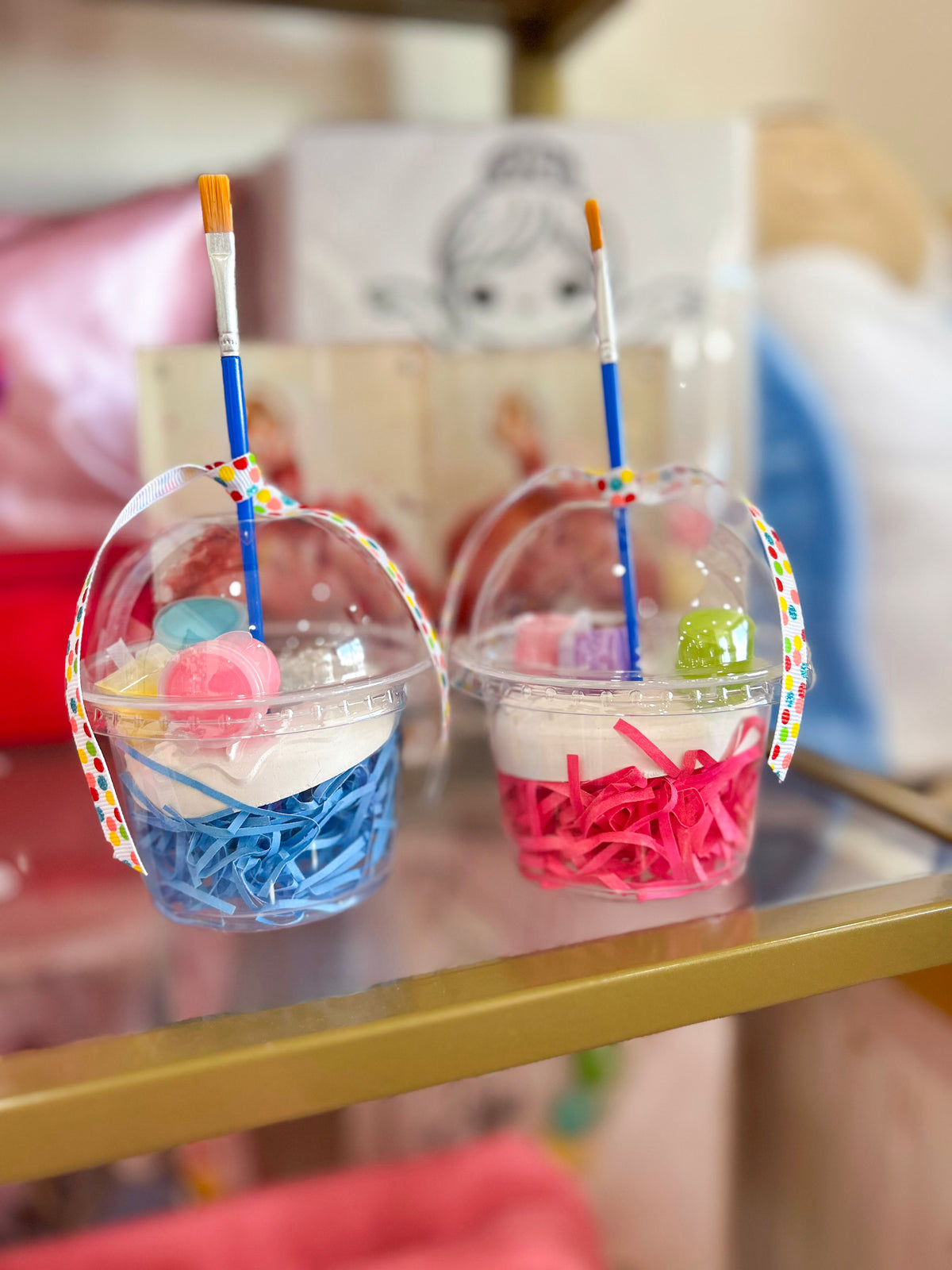 Donut Fun Cup Paint Set- Paint Your Own Plaster
