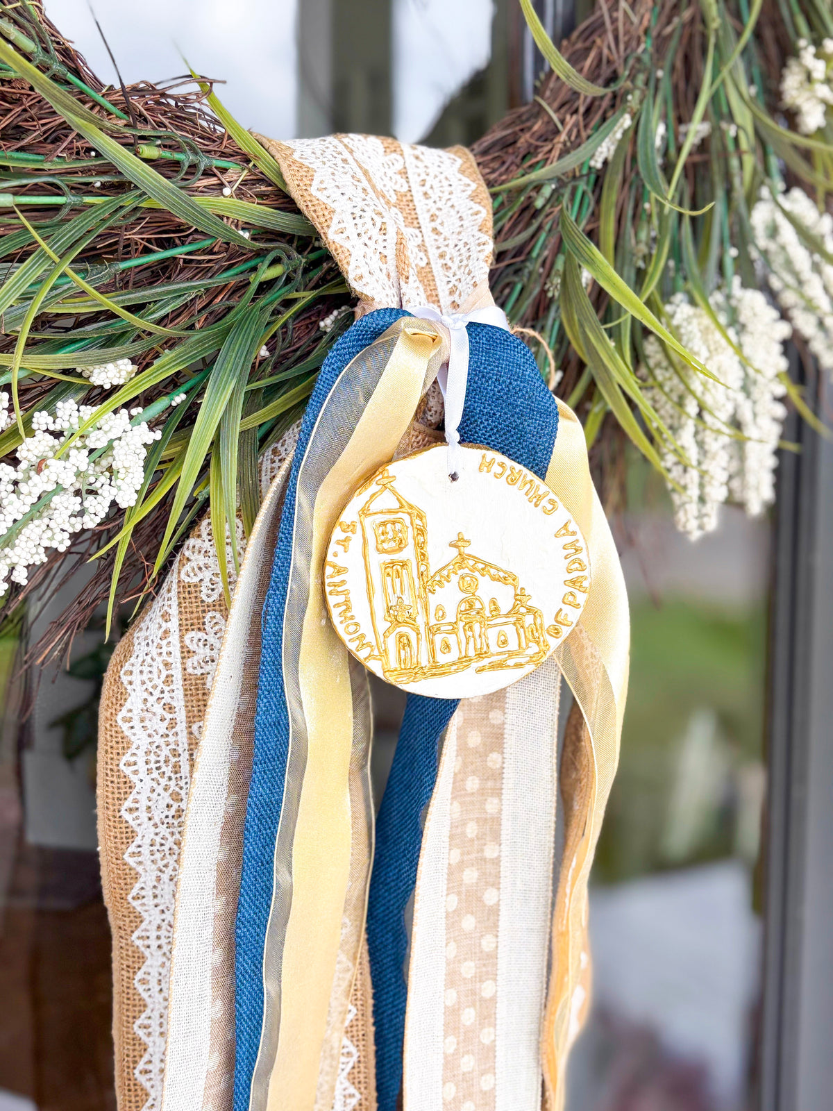St. Anthony of Padua Church Wreath Ornament