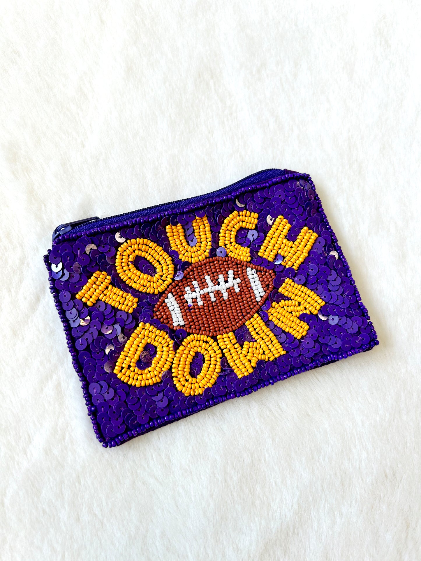 Mini Touchdown Sequin Bag