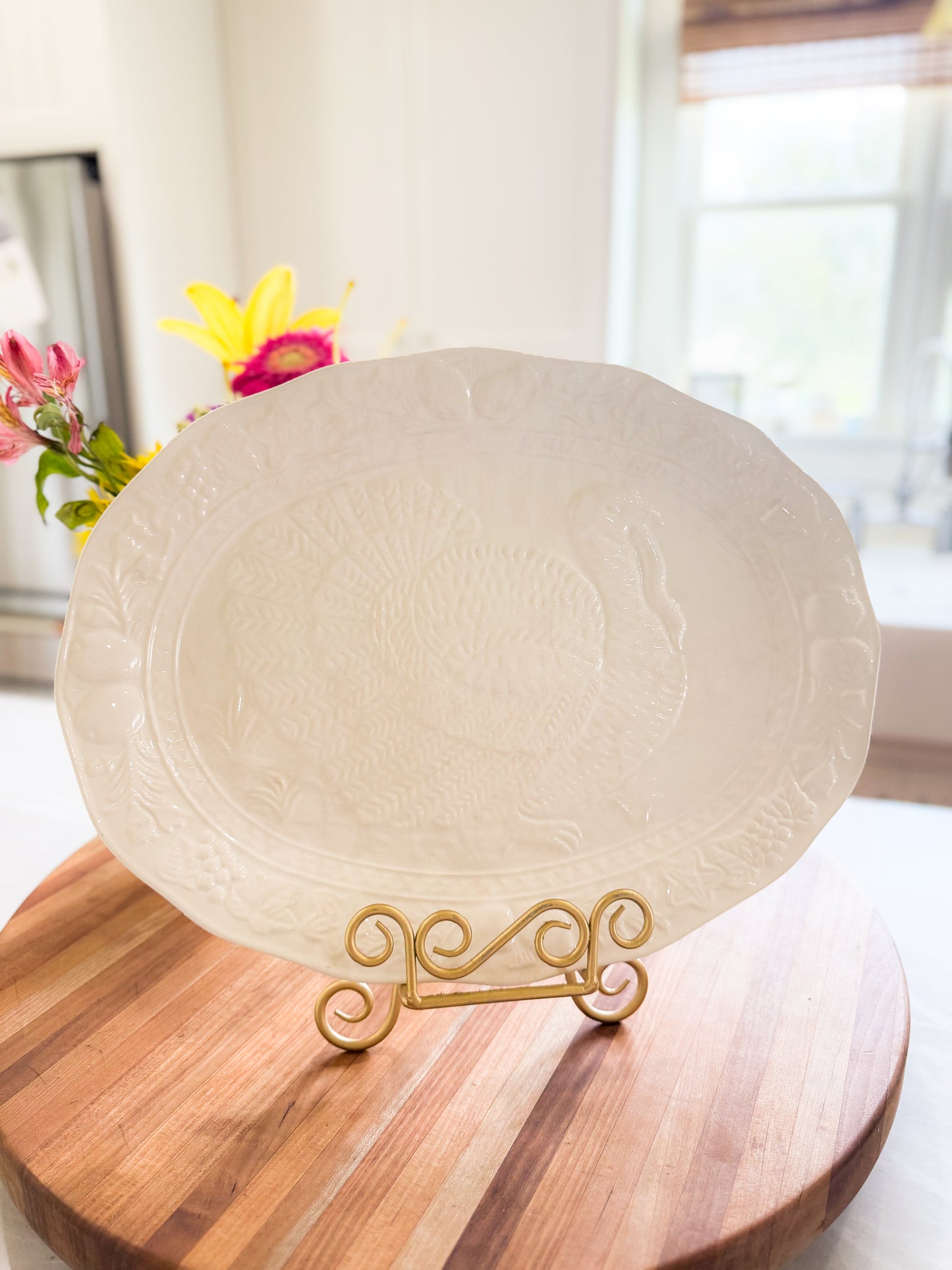 Harvest Blessings Turkey Platter