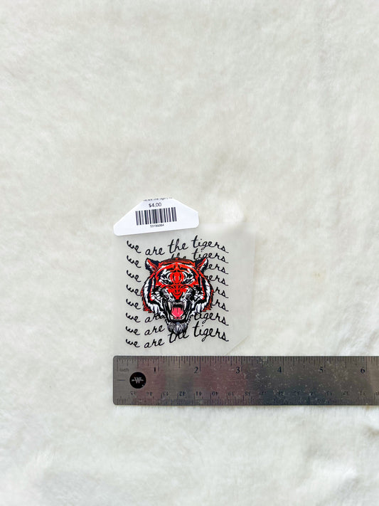 Transfer- Small We Are The Tigers Fierce Tiger Head