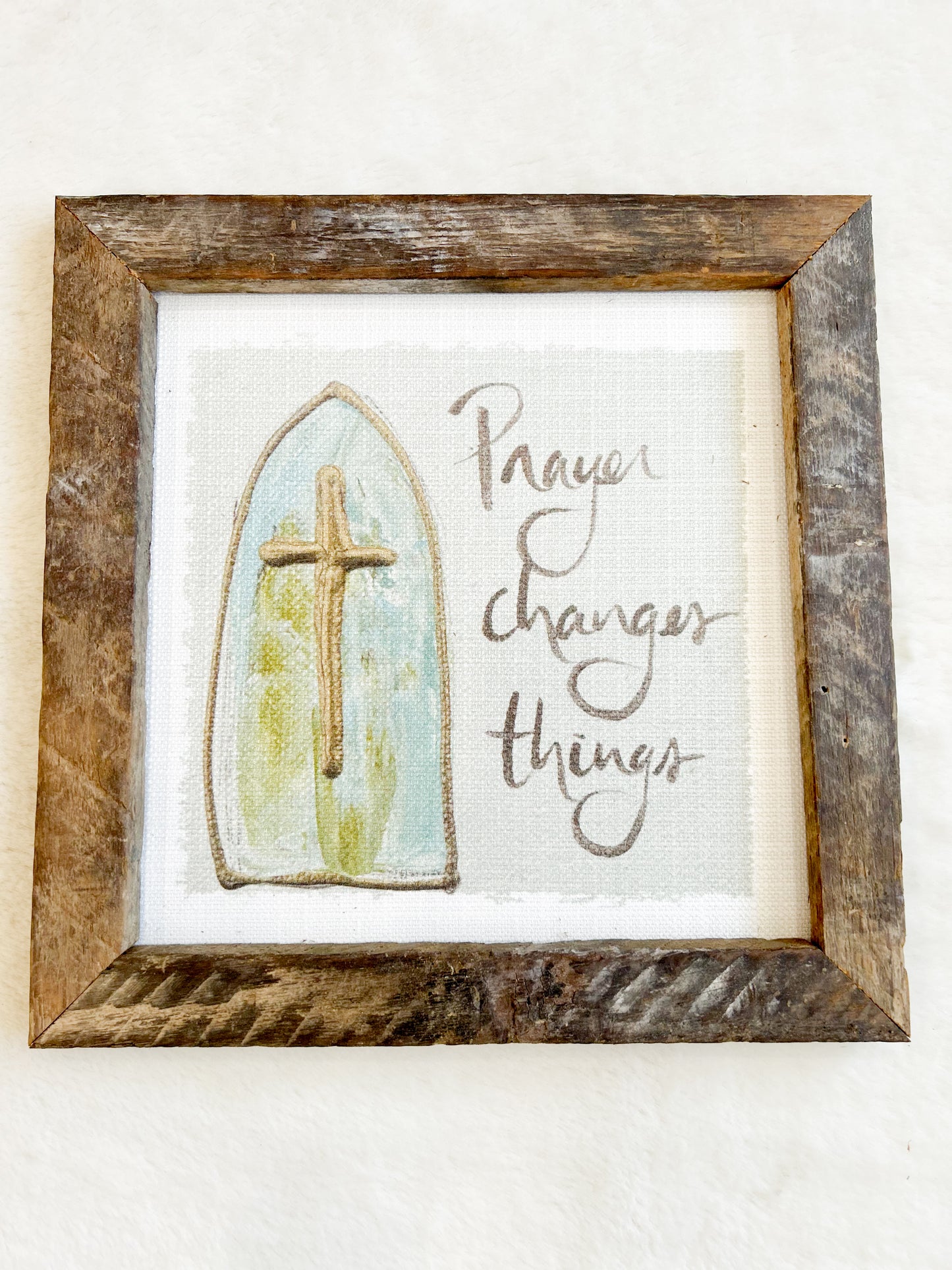 GA SG Prayer Changes Framed Art 12x12