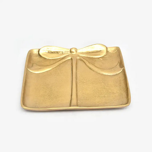 Aluminum Gold Bow Tray