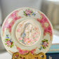Sculpted Rose-Virgin Mary Famille Rose Plate