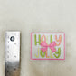 Patch-Mini Holly Jolly with Pink bow