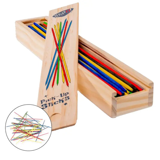 Neato! 41-Piece Pick-Up Sticks Game- Retro Classic, Vintage