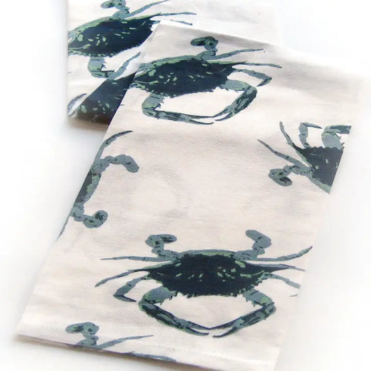 Chesapeake Crab Flour Sack Hand Towel