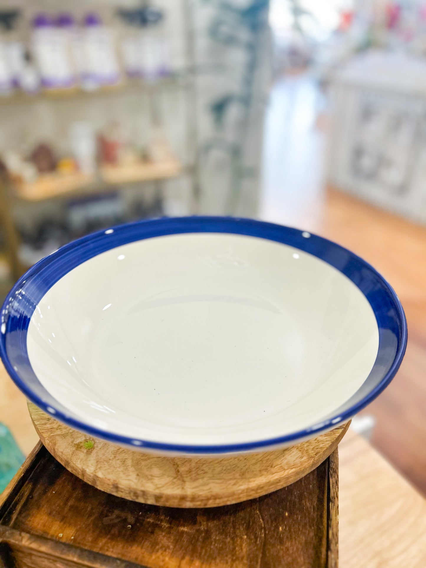 The Blue Stoneware Bowl