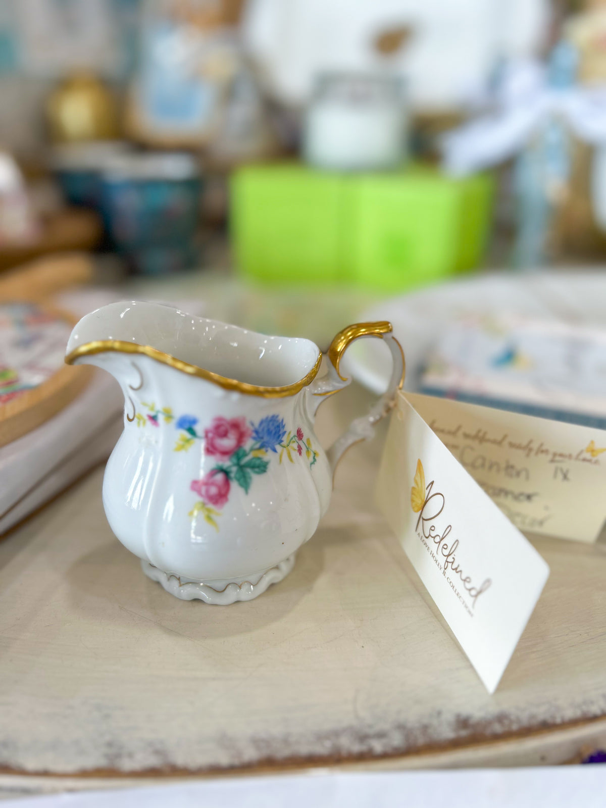 Edelstein Bavaria Floral Creamer Pitcher
