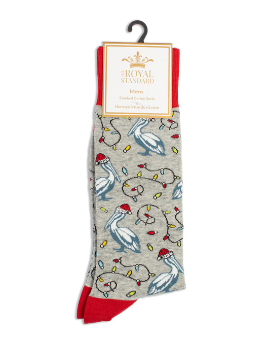Men's Santa Pelican Socks