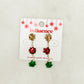 Presents Please Christmas Bow Earrings