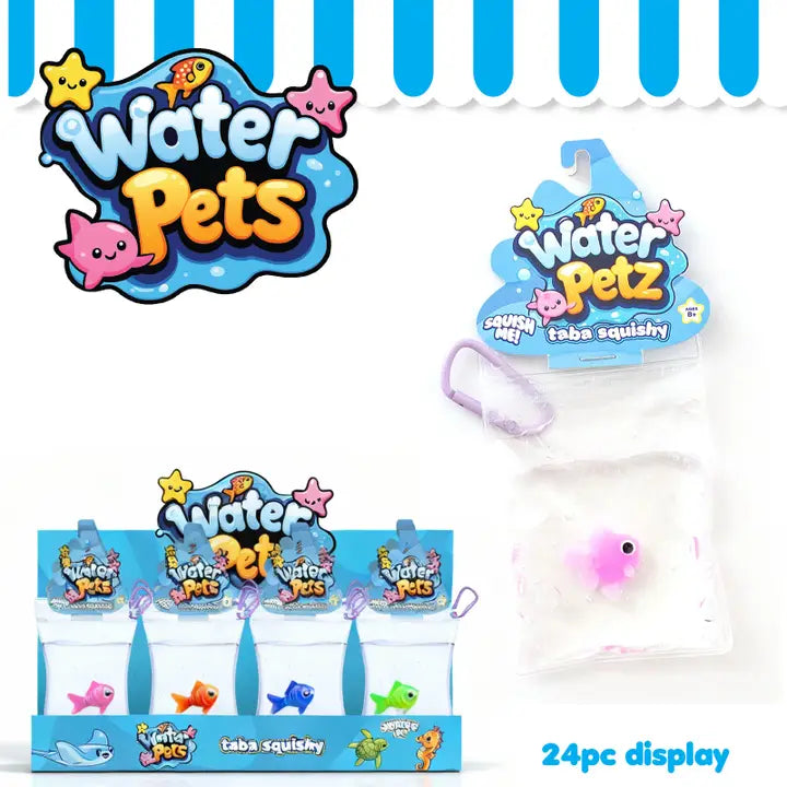 Taba Squishy Mushmeez Water Pets Fish Sensory Toy