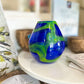 Seaglass Swirl Vase