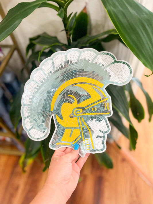 Patch- Light Blue Large Trojan
