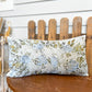 Ga Blue and White Hydrangeas Lumber Pillow