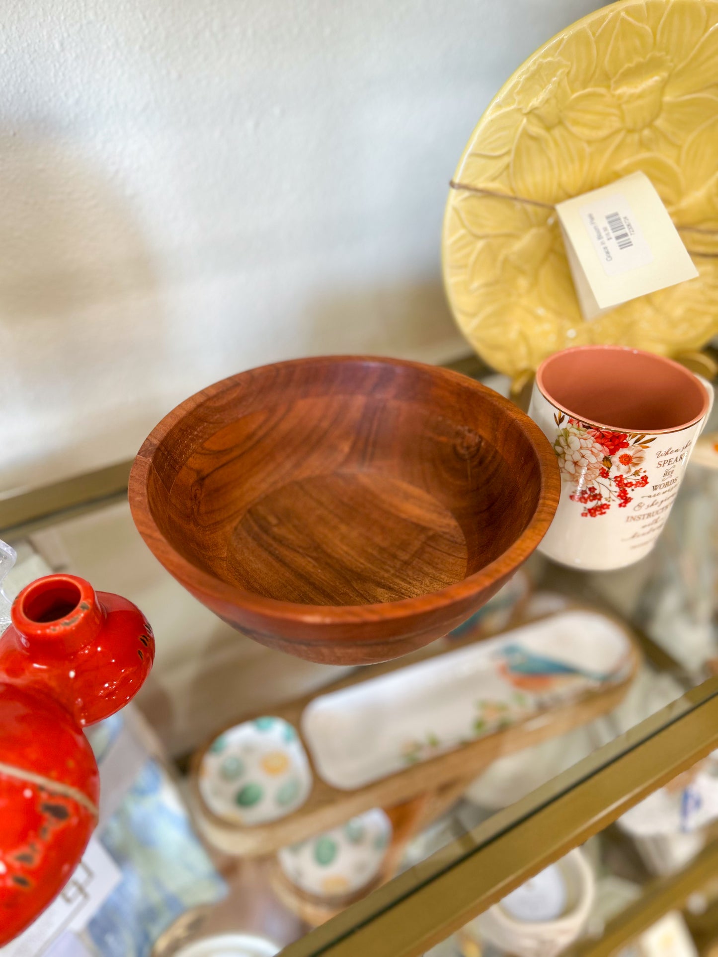 10" Acacia Wooden Bowl