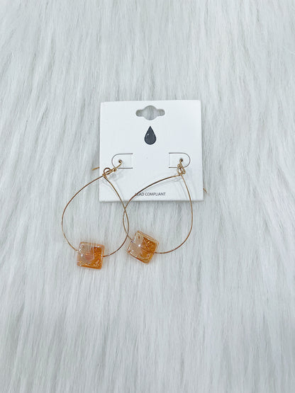 Hadley Stoned Hoop Earrings