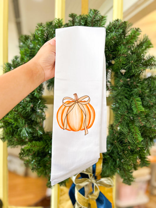 Pumpkin Bow Wreath Sash