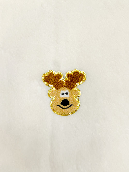 Patch- Mini Reindeer Face