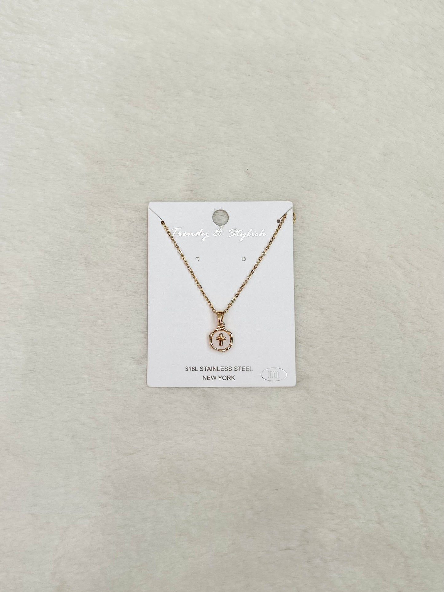 Trendy and Stylish Estelle Gold Cross Necklace