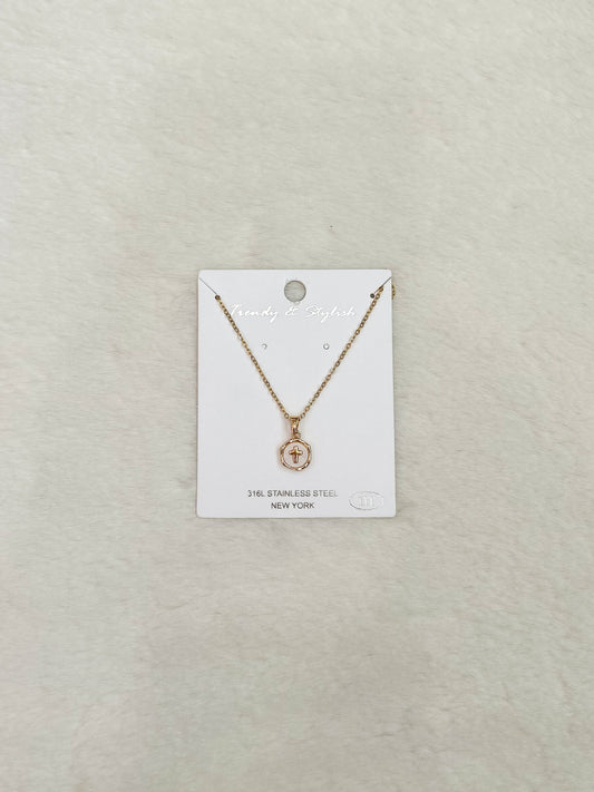 Trendy and Stylish Estelle Gold Cross Necklace