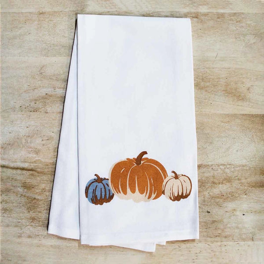 Pumpkin Trio Flour Sack Hand Towel