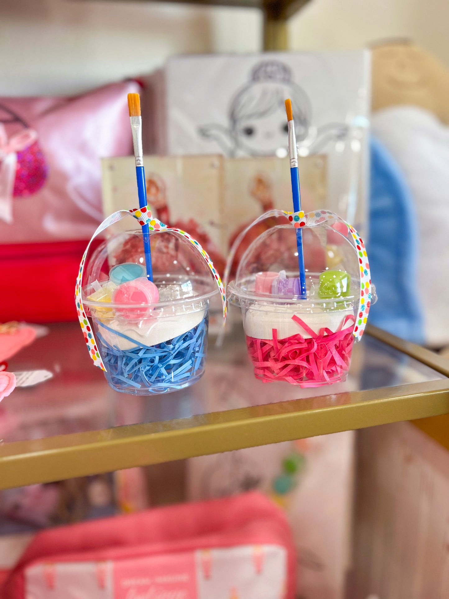 Donut Fun Cup Paint Set- Paint Your Own Plaster