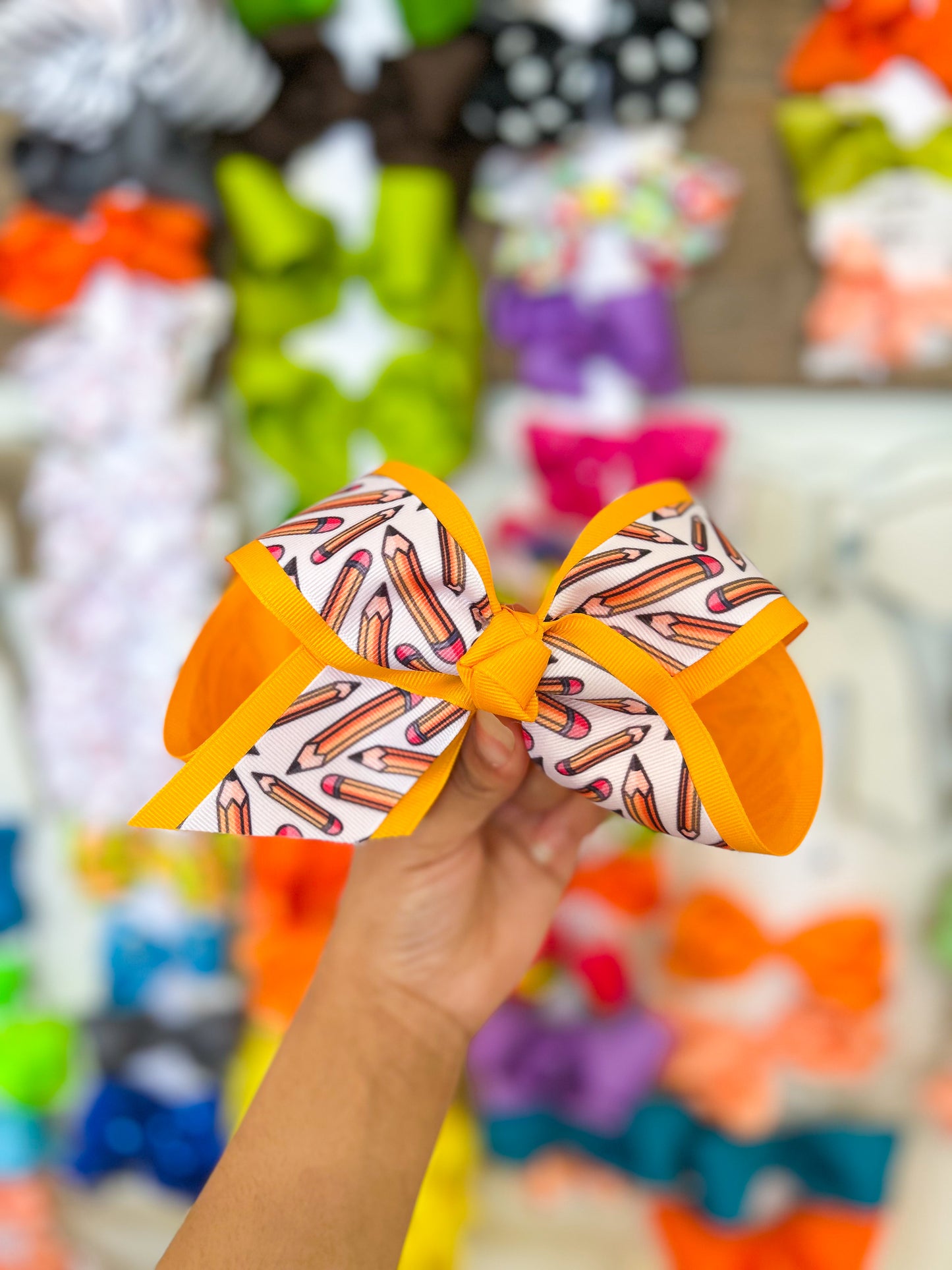 Pencil School Bow