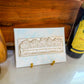Gathered in His Name- Last Super on 5x7 Light Blue Canvas