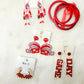 #1 Fan Football Stud Earrings