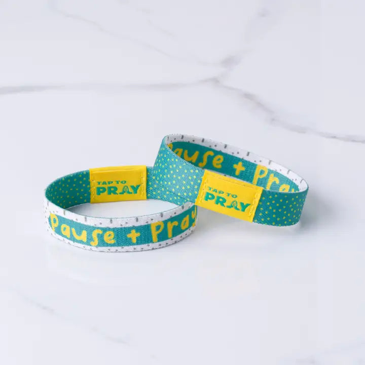 MEDIUM Tap To Pray™ - Kingfolk Series Wristband - Pause + Pray