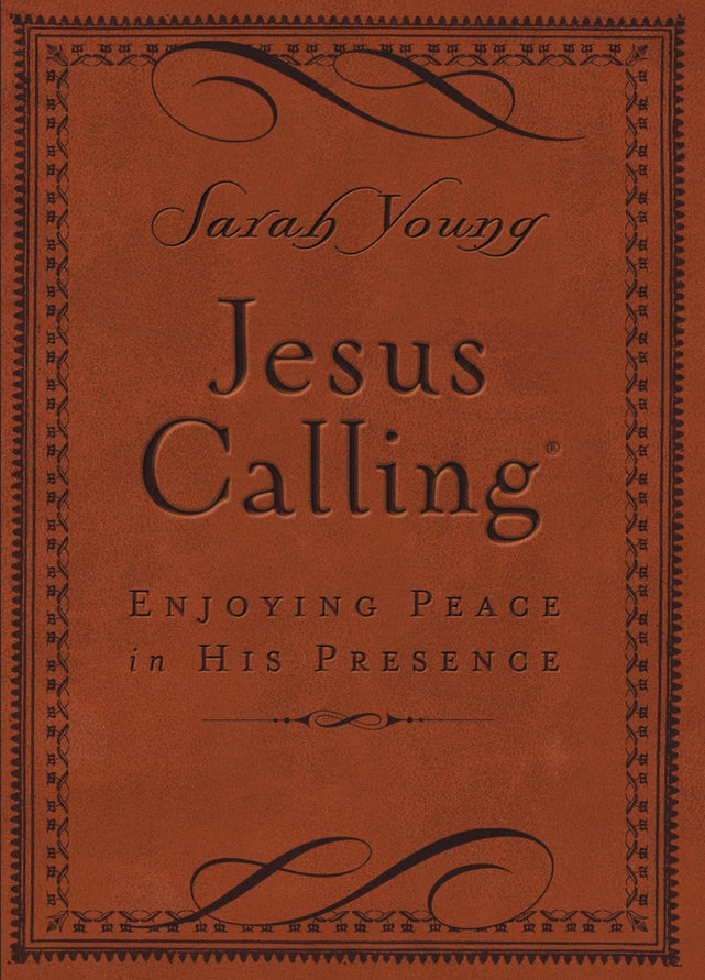Jesus Calling Deluxe Edition- Brown Leather