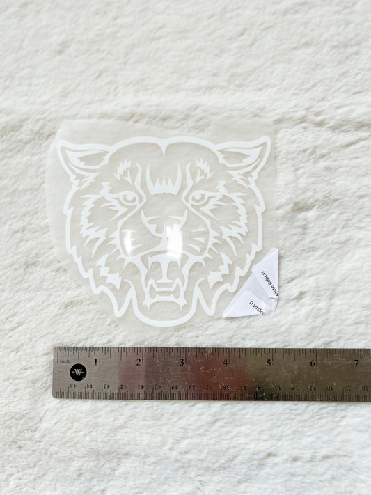 Transfer- Meduim White Bobcat