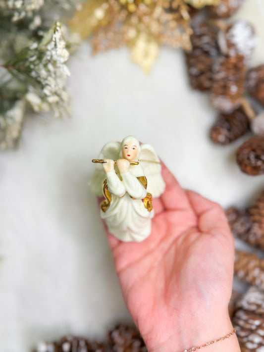 Mikasa Herald Angel Porcelain Ornament-Ornament 3
