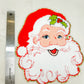 Patch-Vintage Textured Santa